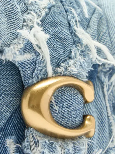 Coach 26 Tabby Patchwork-design Chain-strap Shoulder Bag In Blue