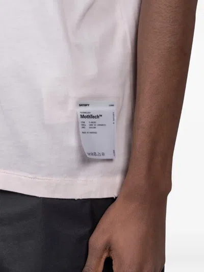 Satisfy Distressed T-shirt In White