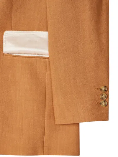 Ps By Paul Smith Double-breasted Blazer In Brown