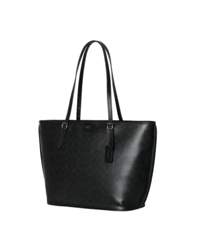 Coach Double-handled Shoulder Bag In Black