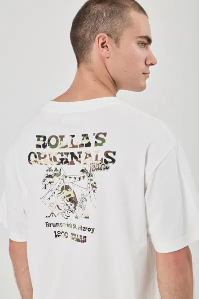 Rolla's Jeans Ezy Camper Tee In White