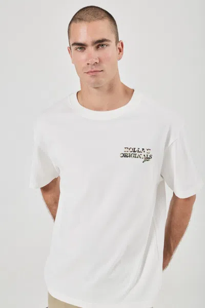 Rolla's Jeans Ezy Camper Tee In White