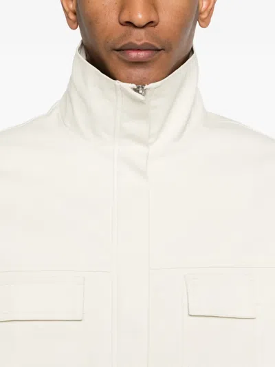 Carrer Barrau Flap-pocket Jacket In Neutral