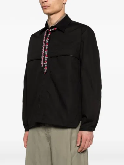 Gr10k Ripstop Overshirt In Black