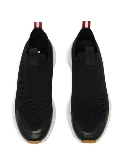 Bally Woge Pull-tab Slip-ons In Black