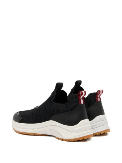 Bally Woge Pull-tab Slip-ons In Black