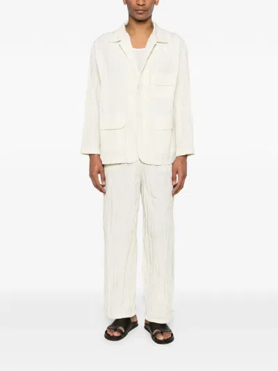 Gongdid Design Flap-pocket Jacket In Neutral