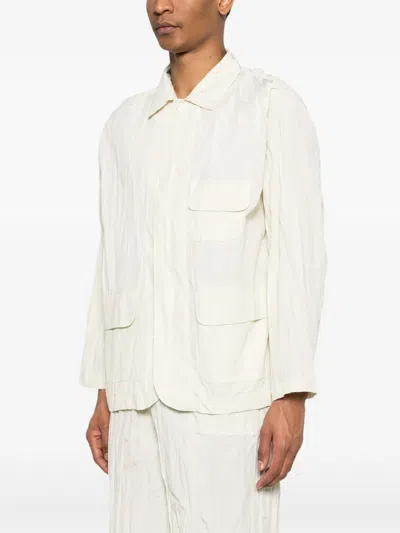 Gongdid Design Flap-pocket Jacket In Neutral