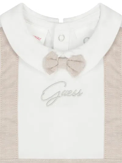 Guess Tie-bow-appliqué Romper In Multi