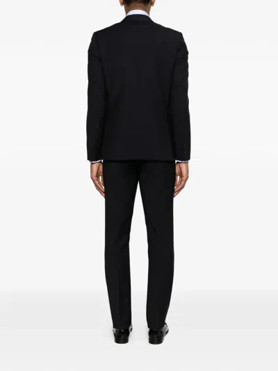 Paul Smith Flap-pocket Suit In Blue