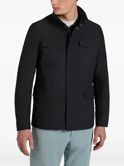 Slowear Field Jacket In Black