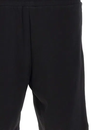 Ea7 Core Identity Logo Elasticated Shorts In Black