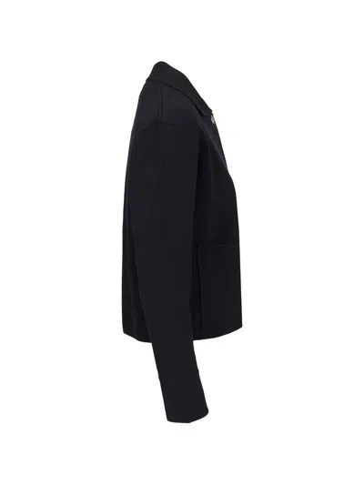 Maison Kitsuné Buttoned Jacket In Black