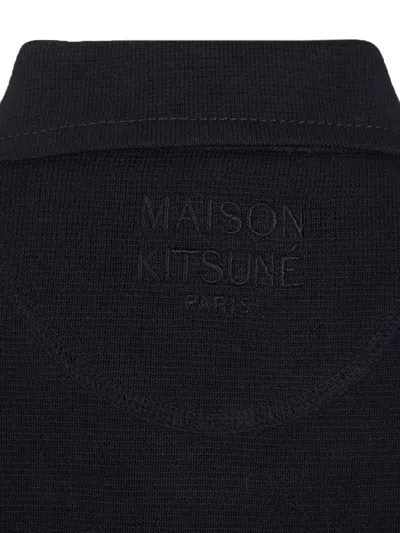 Maison Kitsuné Buttoned Jacket In Black