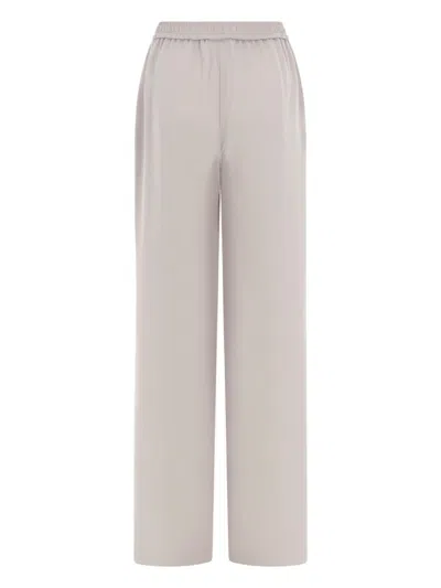 Herno Jogger Pants With Drawstring In White