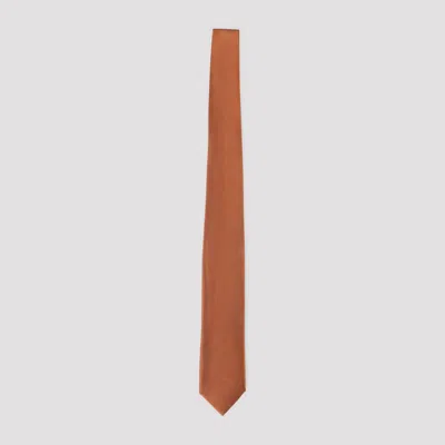 Canali Tie In Brown