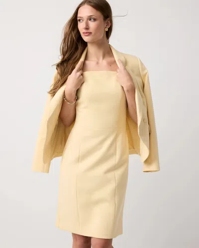 White House Black Market Square Neck Sheath Dress In Brown