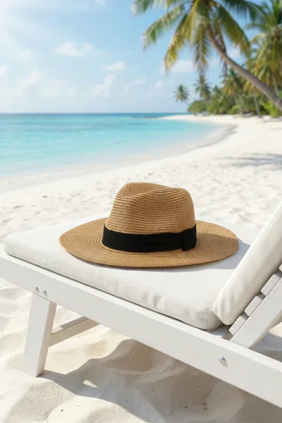Cupshe Step Out Straw Hat In Neutral