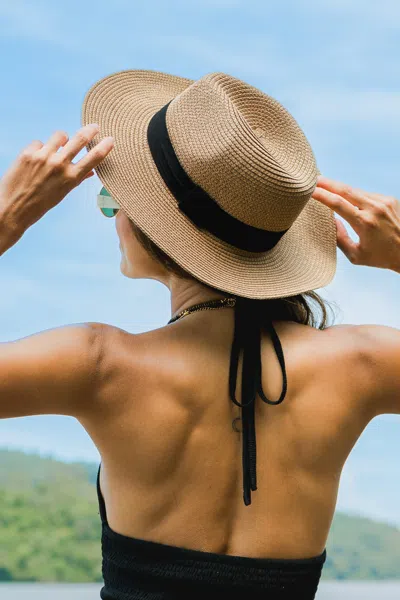 Cupshe Step Out Straw Hat In Neutral