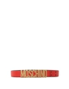 MOSCHINO LEATHER BELTS,46467412