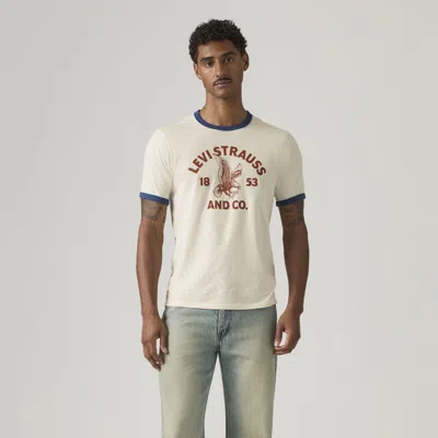 Levi's Graphic Ringer T-shirt In White