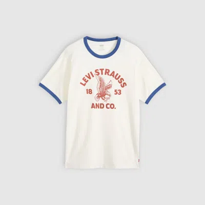Levi's Graphic Ringer T-shirt In White