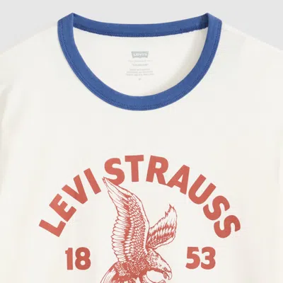 Levi's Graphic Ringer T-shirt In White
