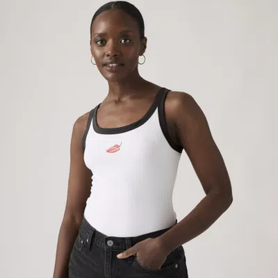 Levi's Graphic Essential Tank Top In White