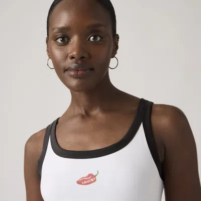 Levi's Graphic Essential Tank Top In White