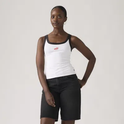 Levi's Graphic Essential Tank Top In White