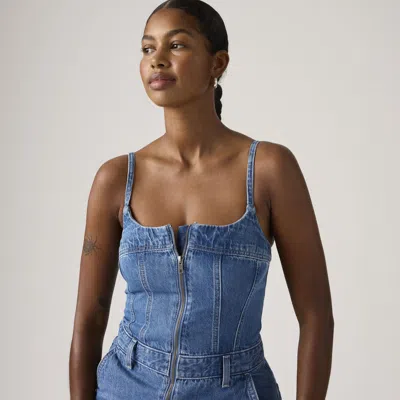 Levi's Jadine Romper In Blue