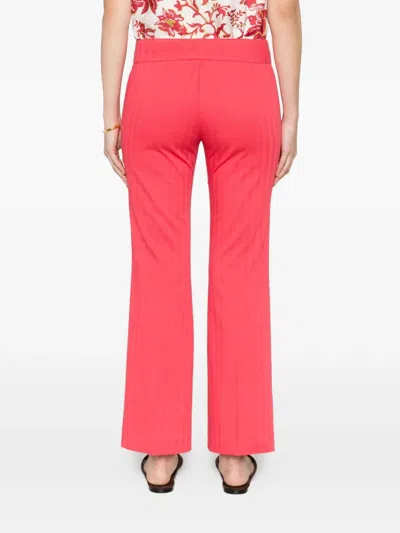 Etro Front-pocket Straight Trousers In Pink