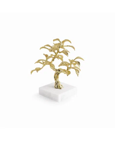 Michael Aram Flights Of Fancy Bonsai Tree Decorative Object In Gold