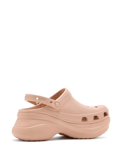 Crocs Bae Platform Textured Clogs In Pink