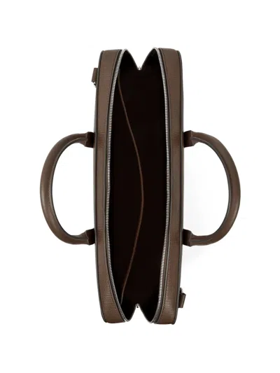 Smythson Ludlow Briefcase In Brown