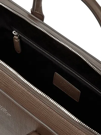 Smythson Ludlow Briefcase In Brown