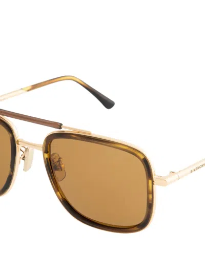 Givenchy Day Square-frame Sunglasses In Brown