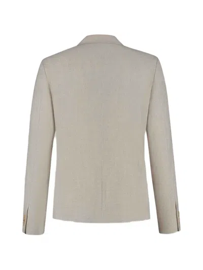 Corneliani Patch-pocket Blazer In Neutral