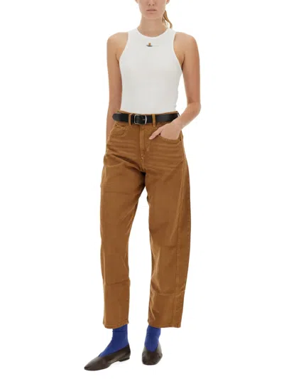 Vivienne Westwood White Rib Jersey 90s Tank Top