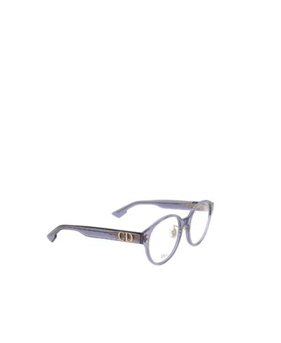 Dior Circular Frame Flat Mirror In Purple
