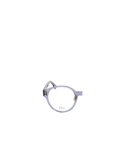 Dior Circular Frame Flat Mirror In Purple