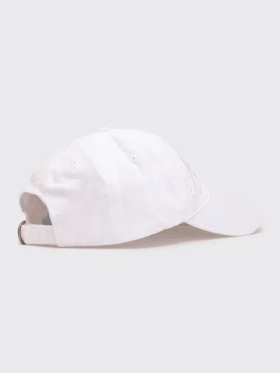 Acne Studios Embroidered Logo Cap In White
