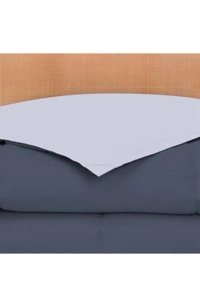 Modern Threads Down Alternative Reversible Comforter In Blue