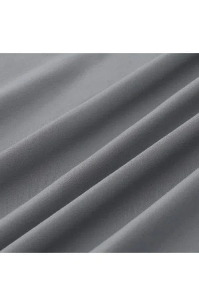 Modern Threads Solid 4-piece Microfiber Sheet Set In Gray