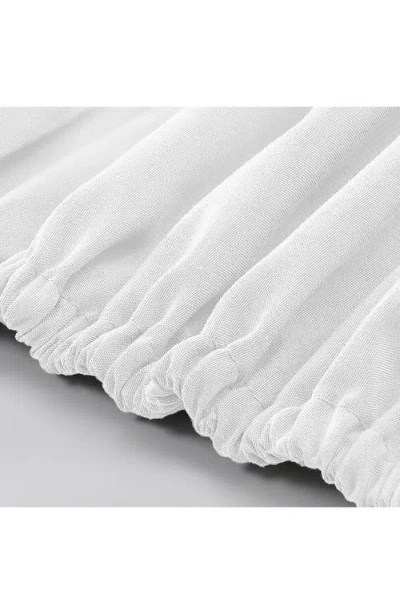 Modern Threads Solid 4-piece Microfiber Sheet Set In White