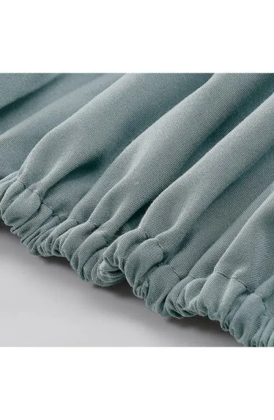 Modern Threads Solid 4-piece Microfiber Sheet Set In Blue