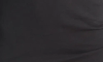 Vince Short-sleeve Ruched Jersey Midi Dress In Black