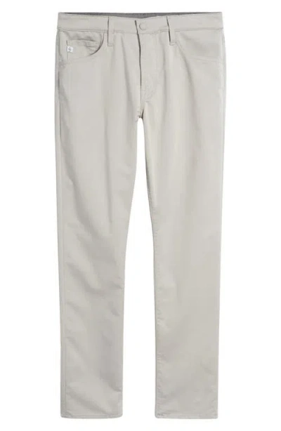 Ag Everett Slim Straight Leg Airluxe Performance Pant In Dry Dust In Gray