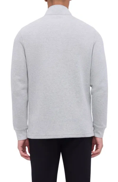 Bugatchi Quarter Zip Pullover In Gray