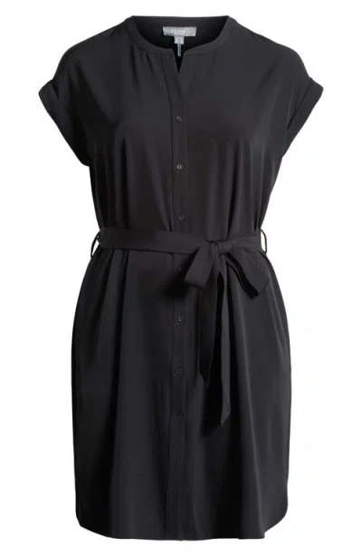 Lyssé Lysse Blakely Knit Shirtdress In Black